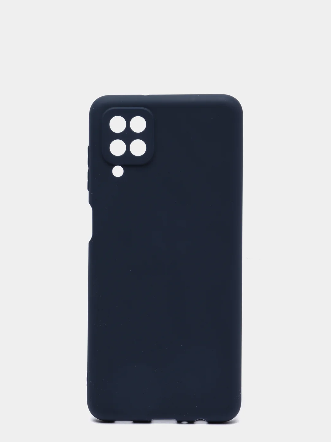 Индиго чехол Samsung Galaxy A12, M12 (Самсунг Галакси А12, М12), силиконовый, цветной, матовый