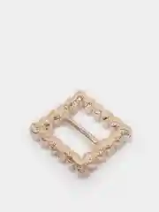 Серебряный брошь пришивная
