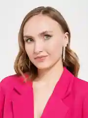 Золотой серьги со стразами, длинные, блестящие