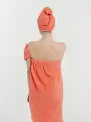 Коралловый набор для сауны женский, махровый, разные цвета, XL-3XL(50-58)