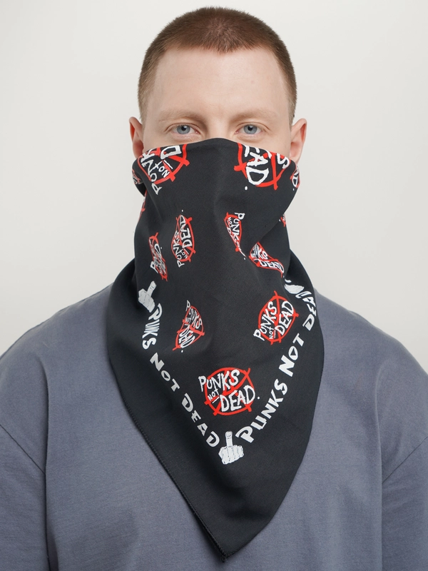 Бандана с принтом Punks not dead