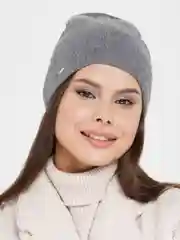 Серый вязаная шапка Капелла
