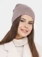 Карамельный вязаная шапка Капелла