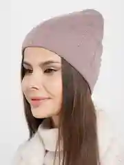 Карамельный вязаная шапка Капелла