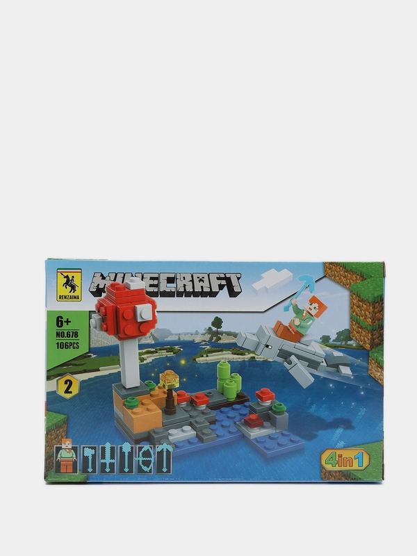 Детский конструктор рыцари, конструктор minecraft