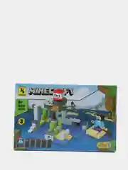 Бежевый детский конструктор рыцари, конструктор minecraft