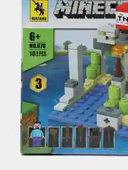 Бежевый детский конструктор рыцари, конструктор minecraft