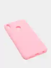 Розовый чехол Huawei Honor 8X силиконовый цветной матовый (Хуавей Хонор 8Х)