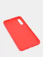 Красный чехол Samsung Galaxy A50, A50s, A30s (Самсунг Галакси А50, А30С), прозрачный