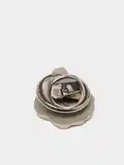 Бордовый брошь
