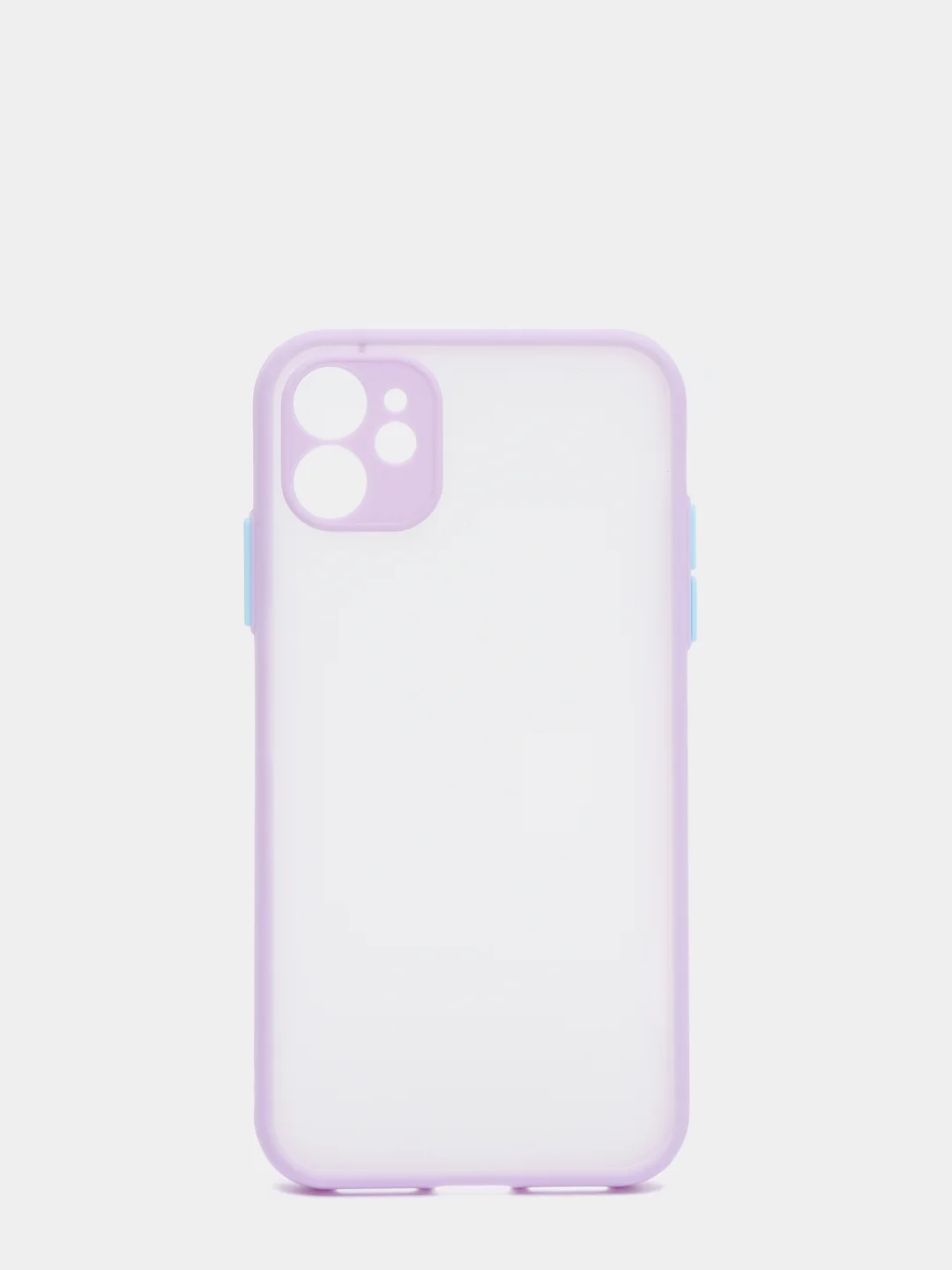 Лавандовый противоударный чехол для iPhone 11, 12, 13, Pro, ProMax, Mini, с защитой камеры
