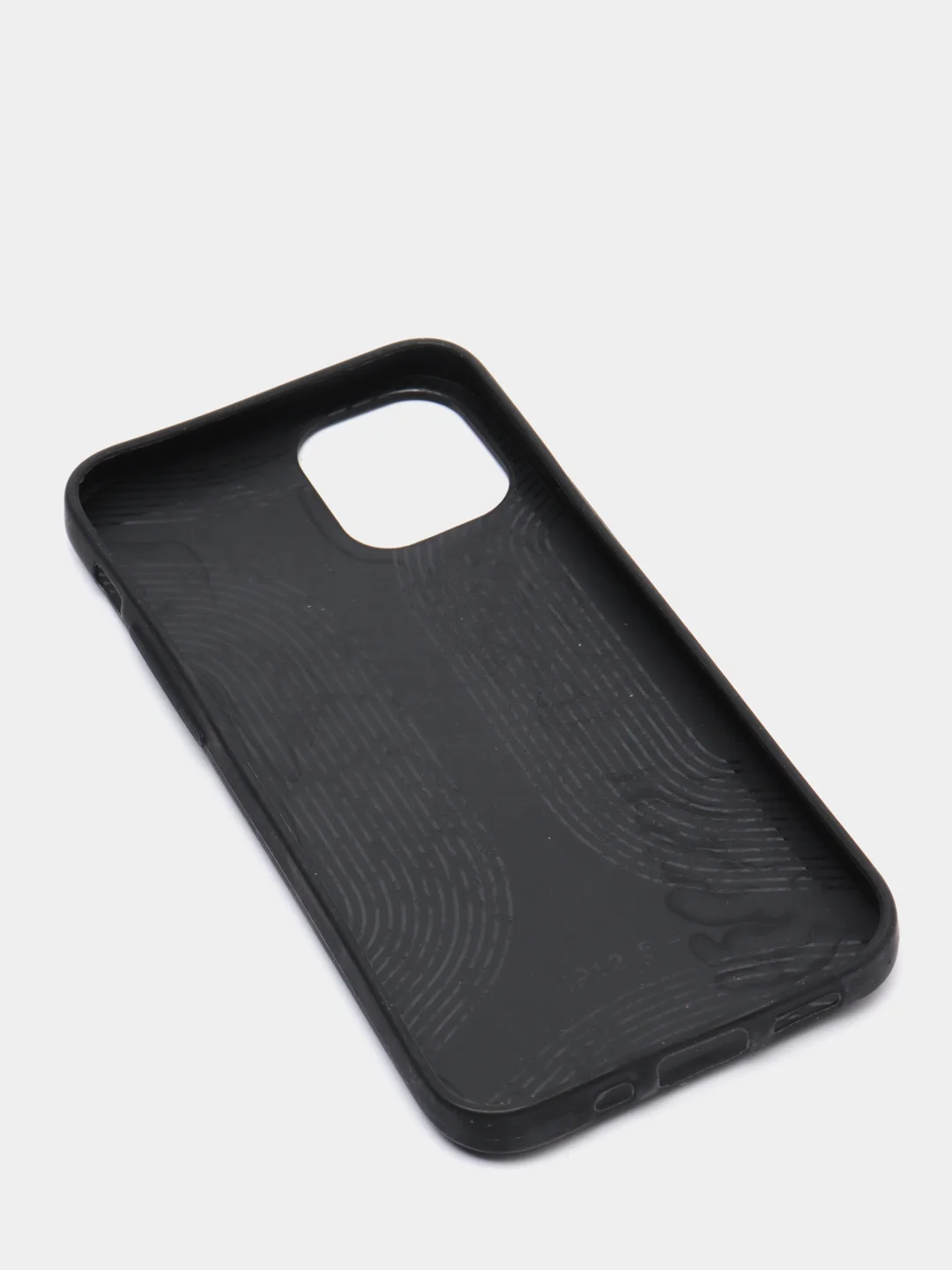 Хром чехол для iPhone 12 / 12 Pro (6.1), 12 Pro Max, 12 Mini, черный, под кожу