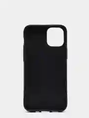 Хром чехол для iPhone 12 / 12 Pro (6.1), 12 Pro Max, 12 Mini, черный, под кожу