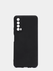 Чехол Huawei P Smart 2021, Хуавей П Смарт 2021 черный, силиконовый