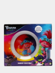 Набор "Тролли 2", серия Поп, 3 предмета, подарочная упаковка, стекло