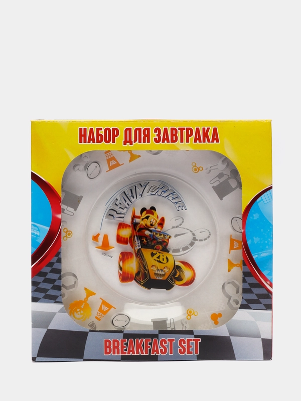 Набор для завтрака 3 пр. "Микки гонщик"