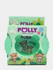 Бирюзовый тарелка детская на присосе "POLLY"