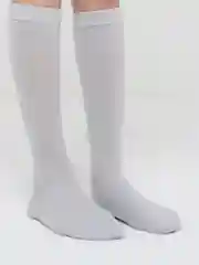 Серый гольфы детские, без рисунка, унисекс