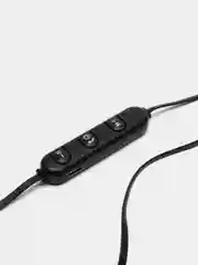 Черный беспроводные наушники Sports Sound Stereo на магнитах