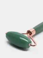 Зеленый подарочный набор: массажный роллер и скребок гуаша