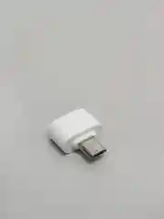 Белый otg переходник с Micro USB,  OTG Type C на USB, отг