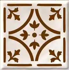 Трафарет пластиковый Luxart Template Азулежу 10, 10х10см, толщина 0,7 мм
