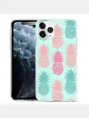 Бронзовый чехол для iPhone 11, принт "Ананасы"