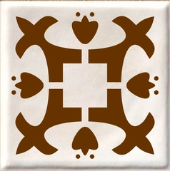 Трафарет пластиковый Luxart Template Азулежу 16, 10х10см, толщина 0,7 мм