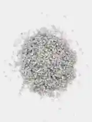 Серебряный бисер стеклянный 30 грамм