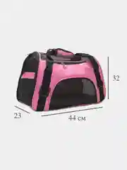 Розовый переноска для кошек и собак средних/для кота/от запаха животных/сумка/ 44х23х32см