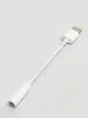 Черный адаптер переходник с USB Type-C на Jack 3,5мм/ белый