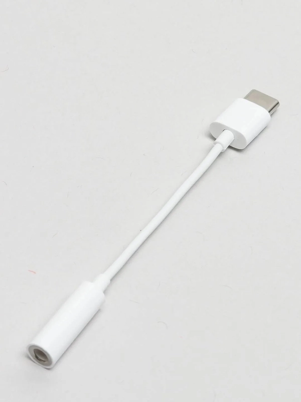 Адаптер переходник с USB Type-C на Jack 3,5мм/ белый