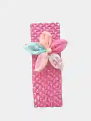 Коралловый меланж повязка на голову детская