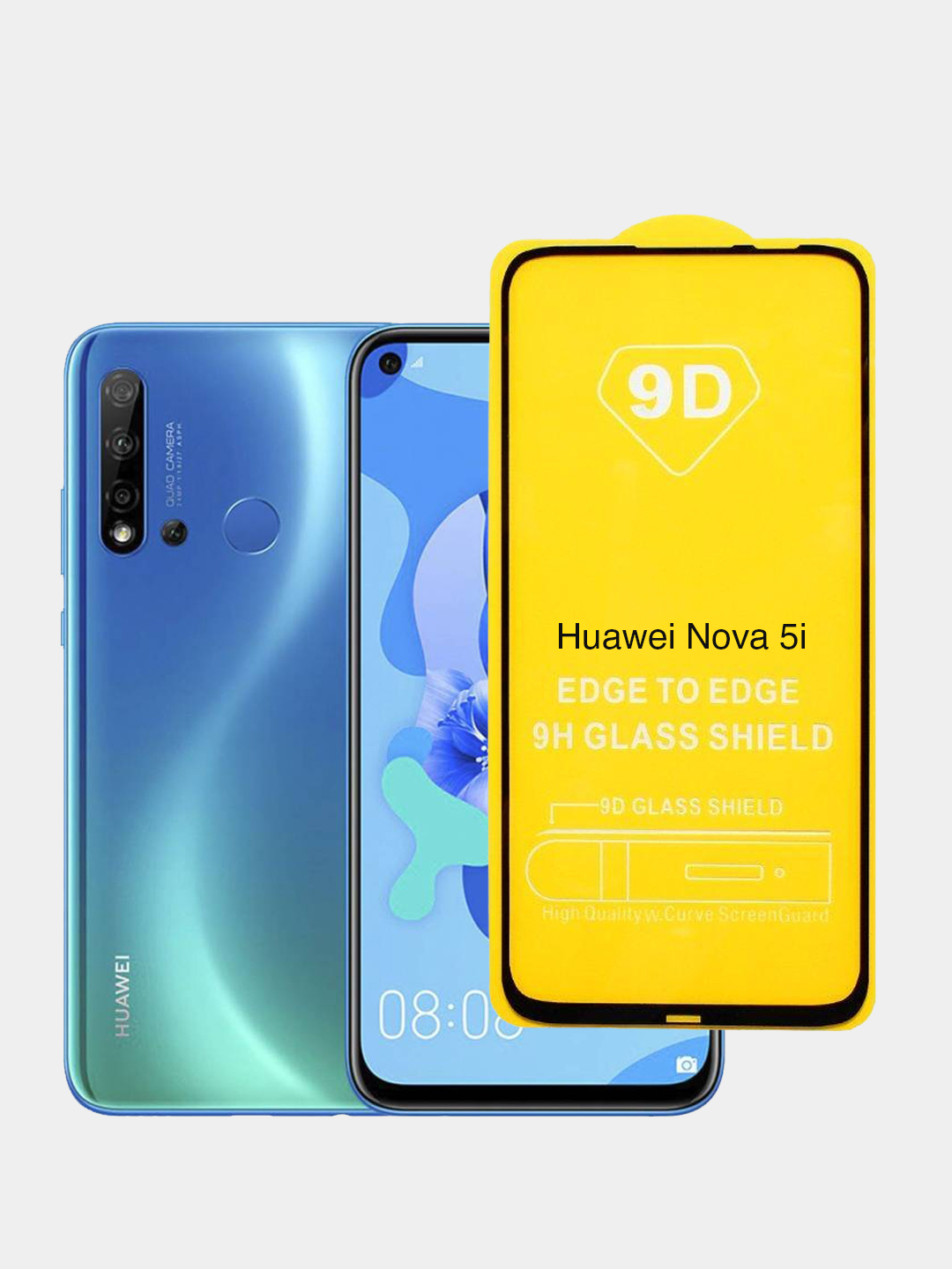 Защитное стекло Huawei Nova 5i купить по цене 99 ₽ в интернет-магазине  KazanExpress