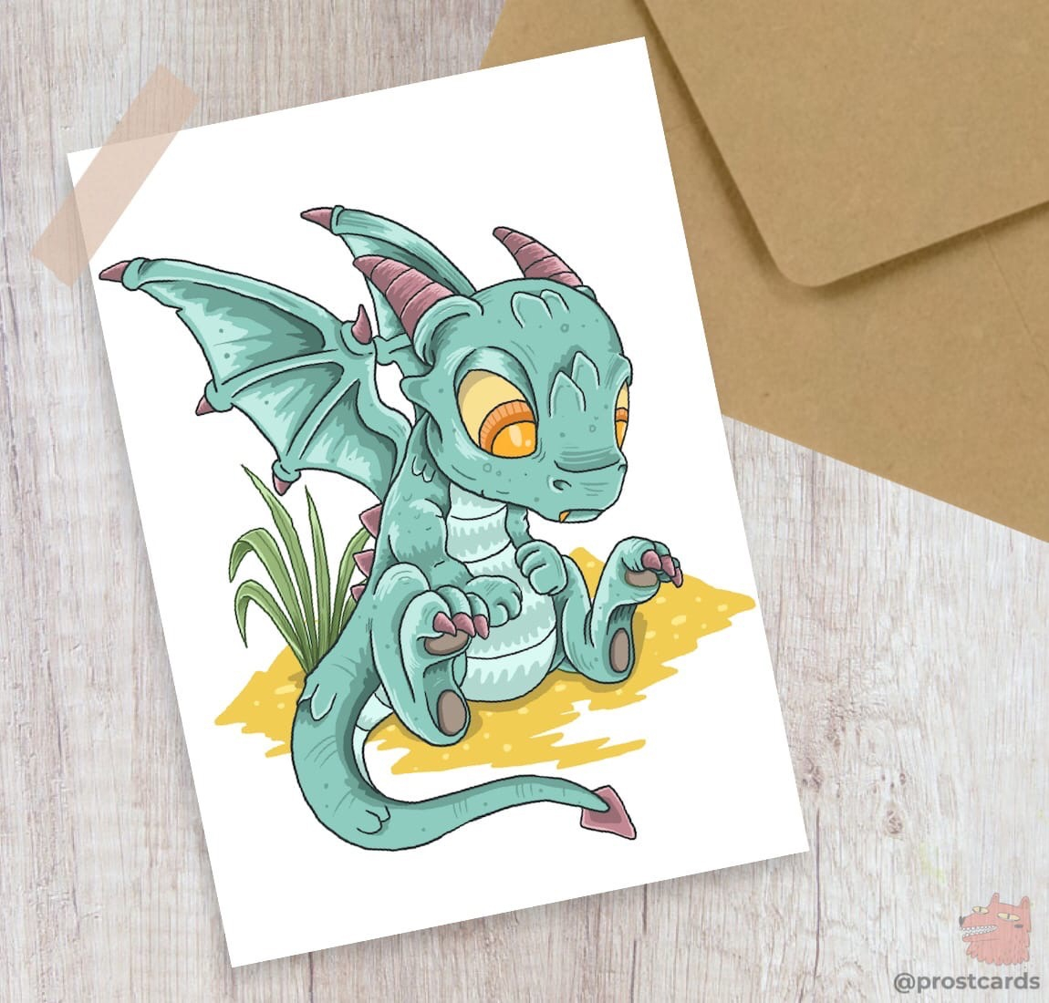 Свежие новогодние открытки 2012 с драконами