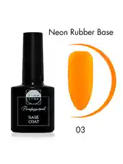 Базовое покрытие LunaLine Rubber Neon, неон,каучуковая база для ногтей