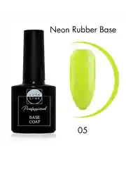 Базовое покрытие LunaLine Rubber Neon, неон,каучуковая база для ногтей