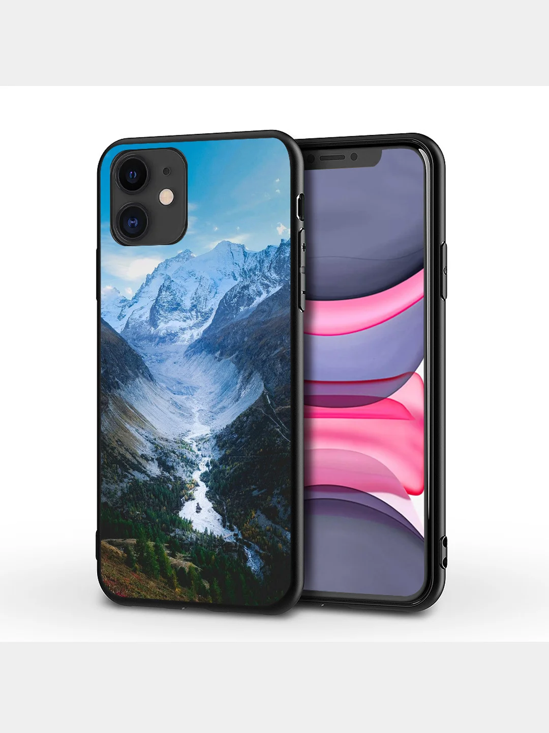 Небесно-голубой чехол для iPhone 11