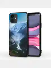 Небесно-голубой чехол для iPhone 11