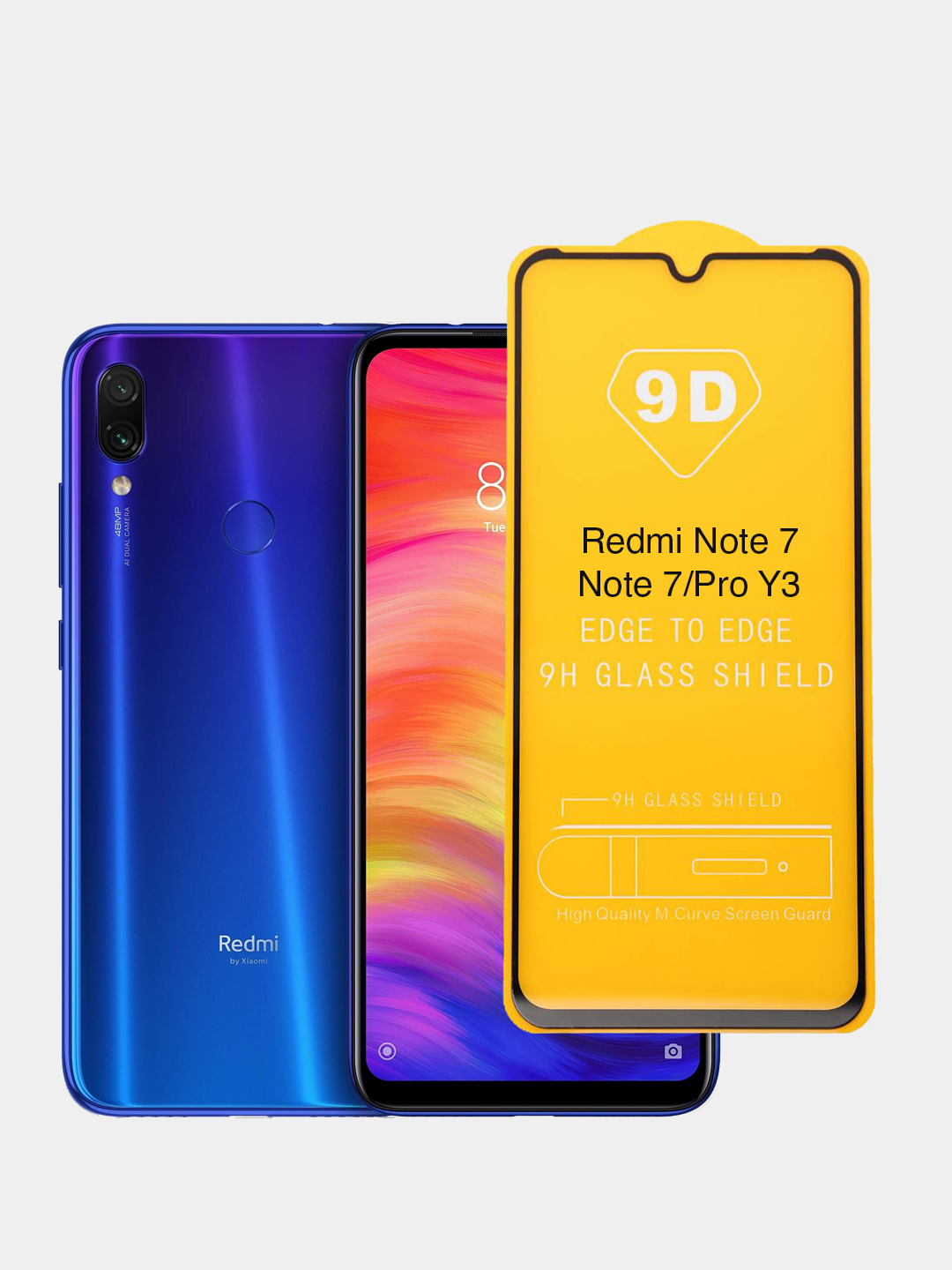 Защитное стекло Xiaomi Redmi Note 7 Note 7 Pro Y3 купить по цене 99 ₽ в  интернет-магазине KazanExpress