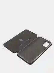 Черный чехол-книжка Samsung Galaxy A03S (Самсунг Галакси А03С)