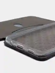 Черный чехол-книжка Samsung Galaxy A03S (Самсунг Галакси А03С)