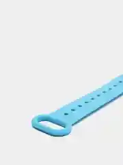 Голубой ремешок силиконовый для Xiaomi Mi Band 3, 4