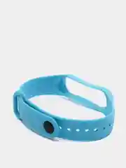 Голубой ремешок силиконовый для Xiaomi Mi Band 3, 4