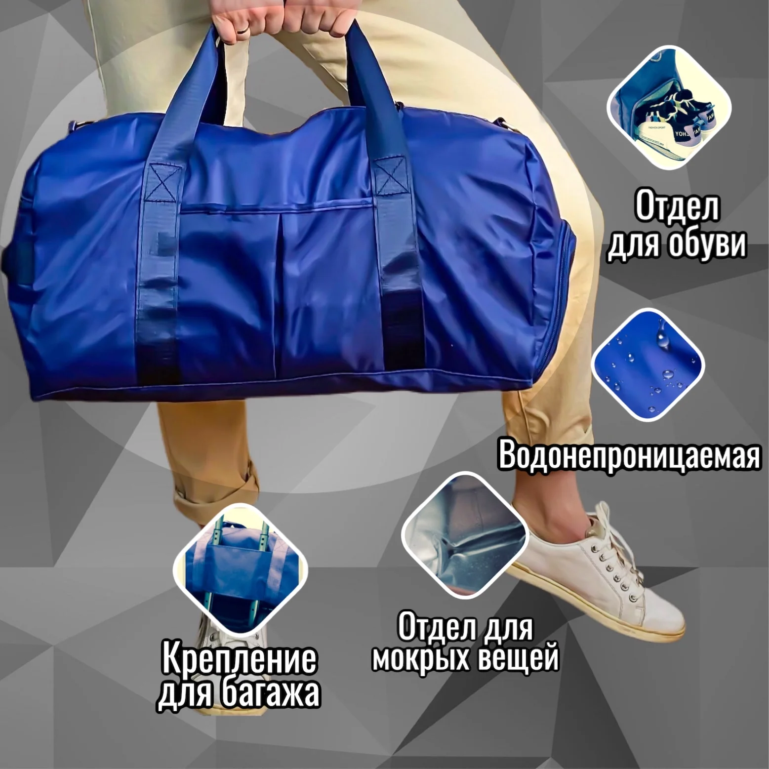 Розовый wolfberry / Сумка спортивная для йоги для фитнеса для тренировок для спорта