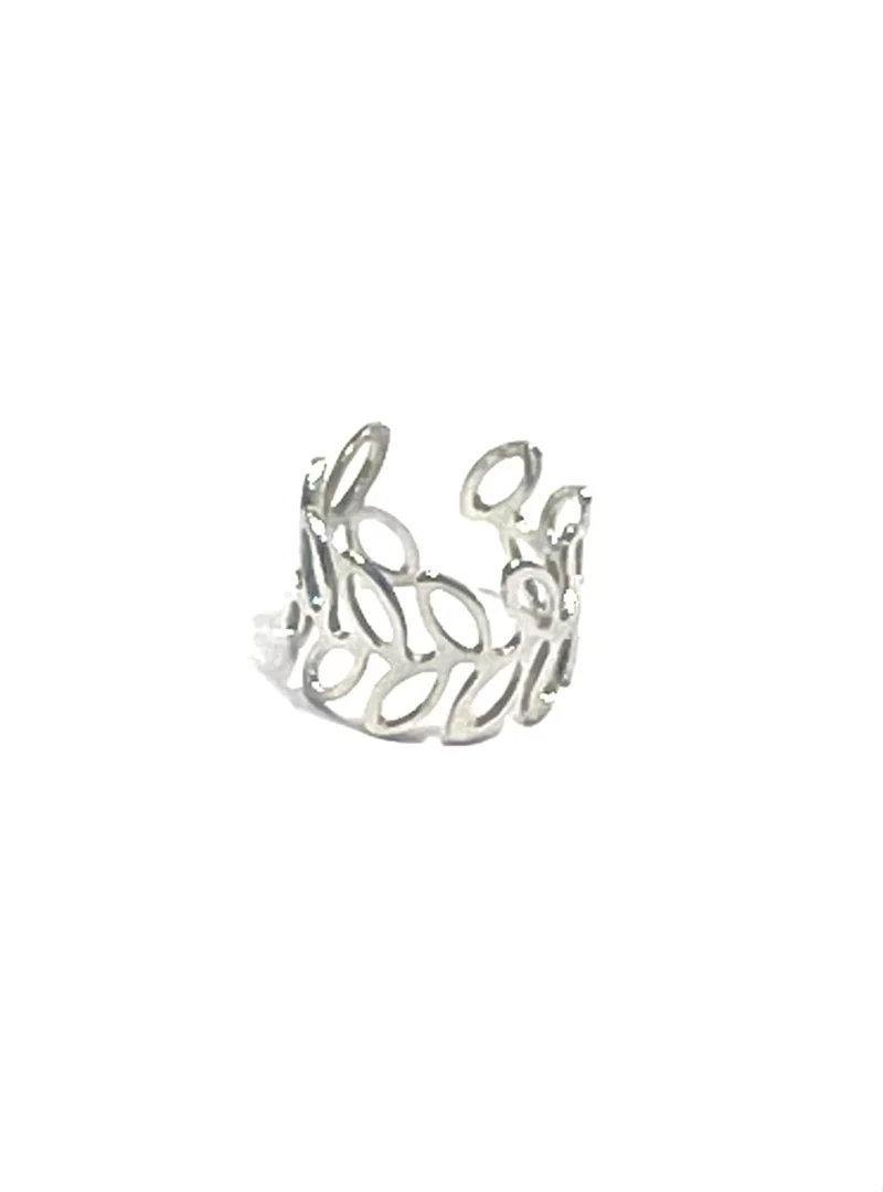 Серебряный серьги-каффы без прокола, 1 штука