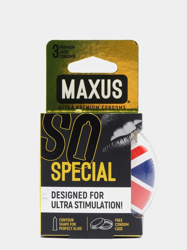 Презервативы Maxus Air, в пластиковом кейсе, 4 вида
