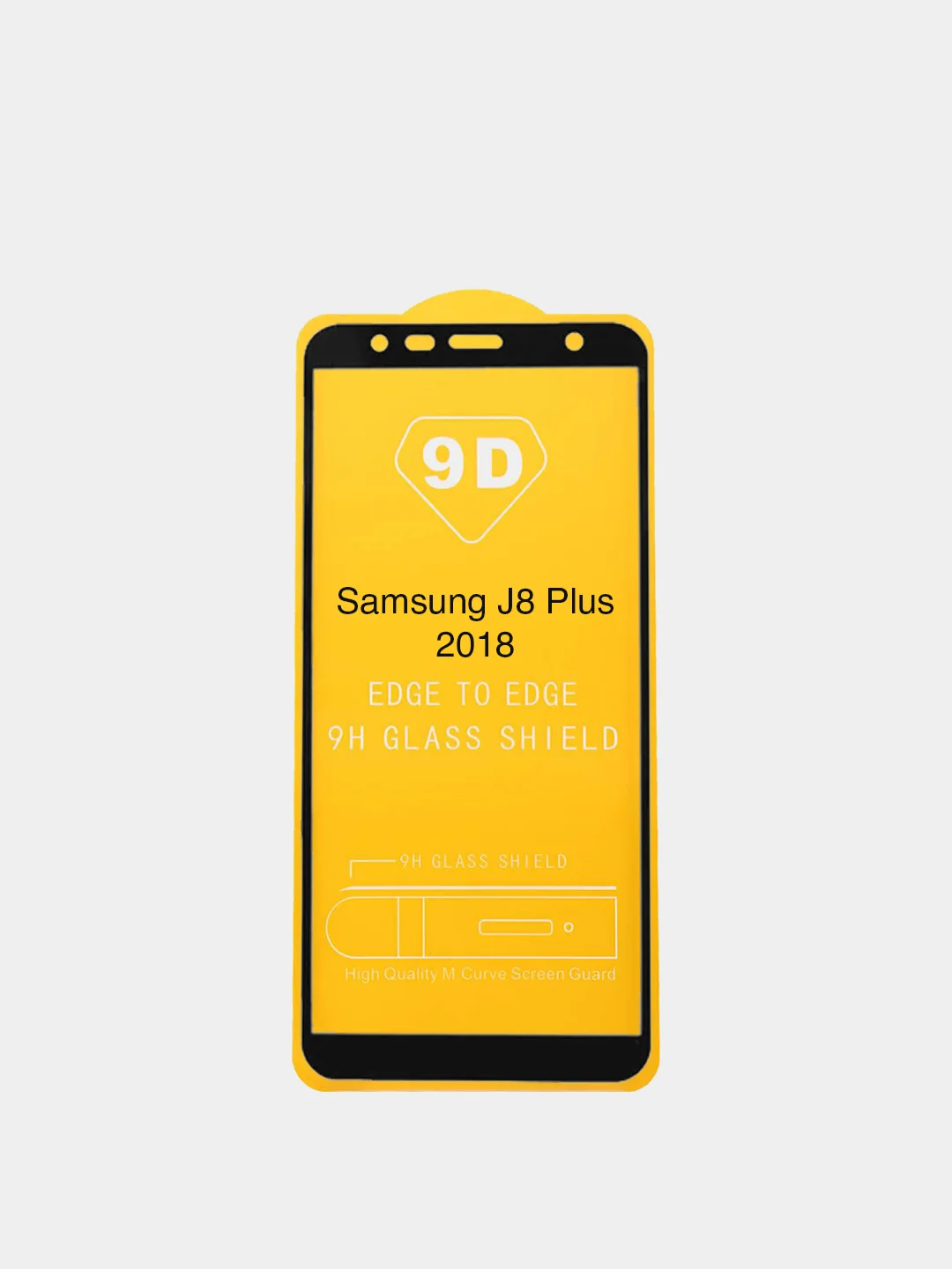 Защитное стекло 9D Samsung J8 Plus 2018