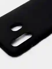 Угольный чехол Samsung Galaxy A40, Самсунг Галакси А40 черный силиконовый