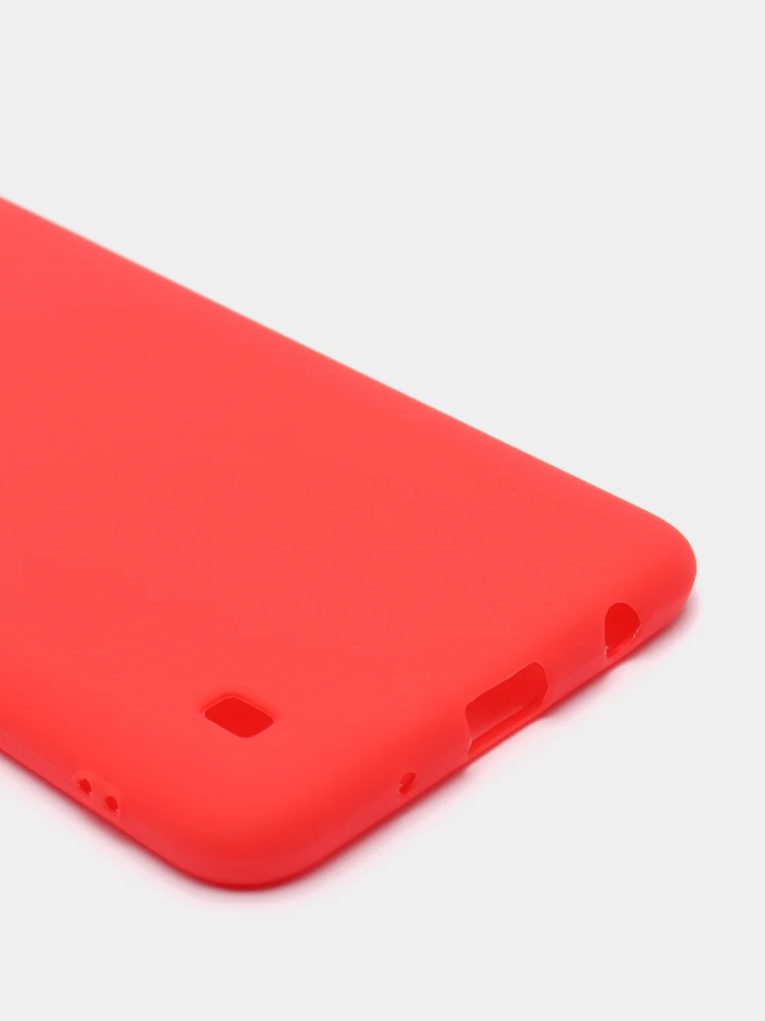 Красный чехол Samsung Galaxy A10 / M10 (Самсунг Галакси А10 / М10), прозрачный